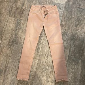 NWOT AEO pink denim jeggings